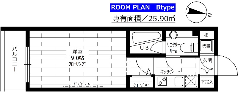 ステージグランデ西調布アジールコート 間取り
