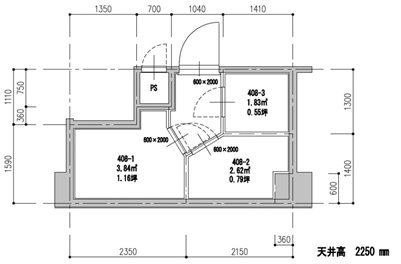 ボナール三条高倉　トランクルーム 間取り
