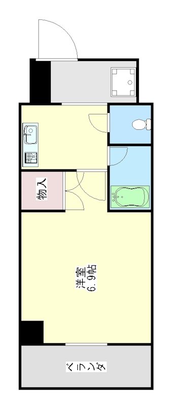 サンシティ四条西洞院 間取り