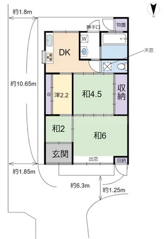 ＫｙｏｔｏＬｉｖｉｎｇ今熊野東福寺 間取り