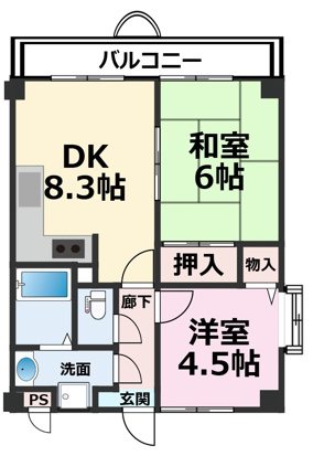 Ｋ２ウイングス  間取り