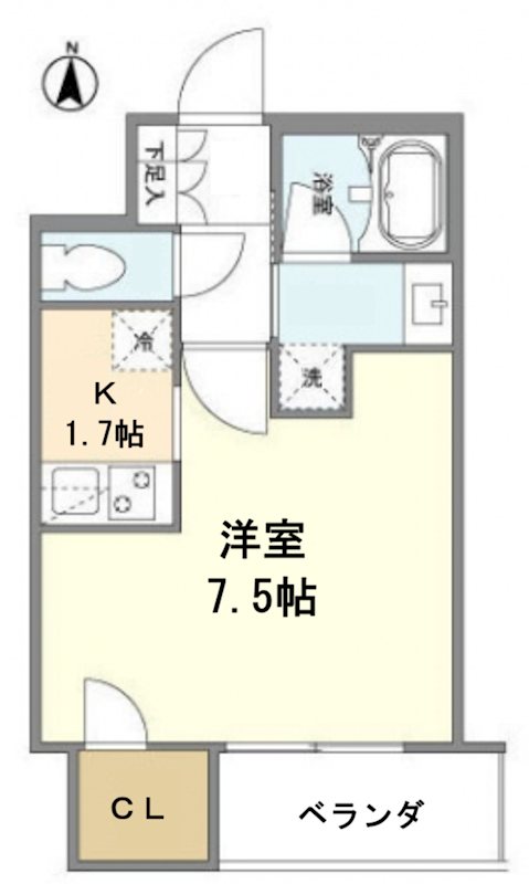 ウェルスクエア京都四条大宮 間取り