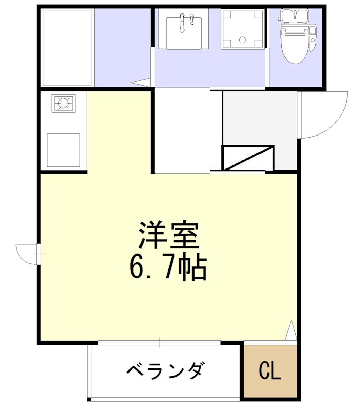 シャインメゾン長岡京 間取り