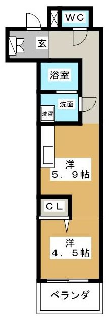 ベラジオ京都西大路Ⅱ 間取り
