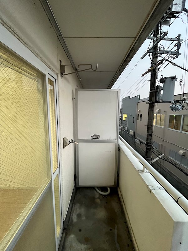 京都府城陽市枇杷庄鹿背田 ベランダ