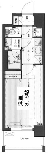 ベラジオ五条堀川Ⅱ 間取り