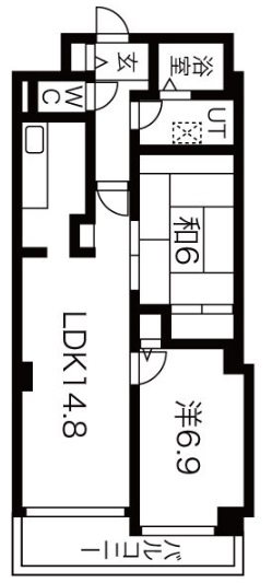 パインフィールド吉祥院 間取り