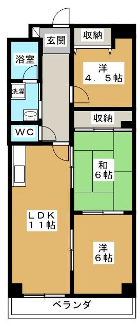 ロイヤル清涼 間取り