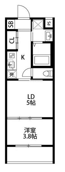 レシオス京都西院 間取り