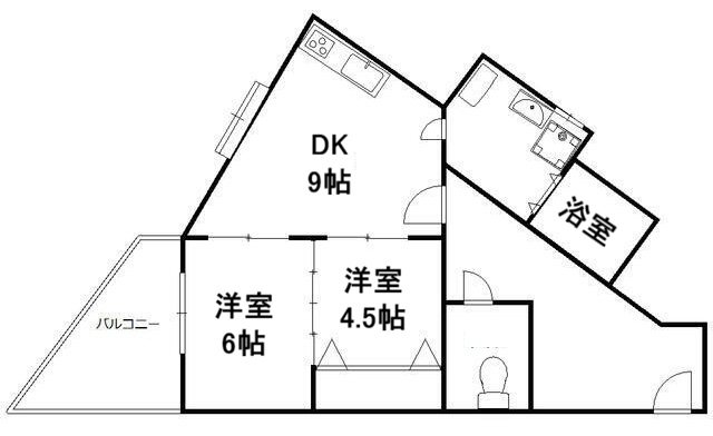 堀川シティハイツ 間取り