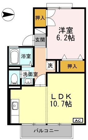 セジュール北山 間取り