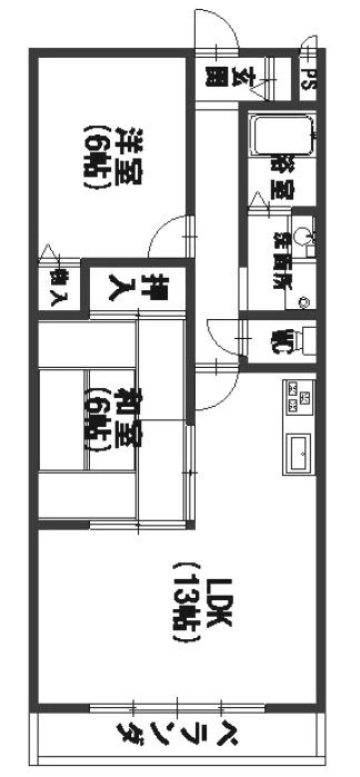 レヴェンテ東向日 間取り