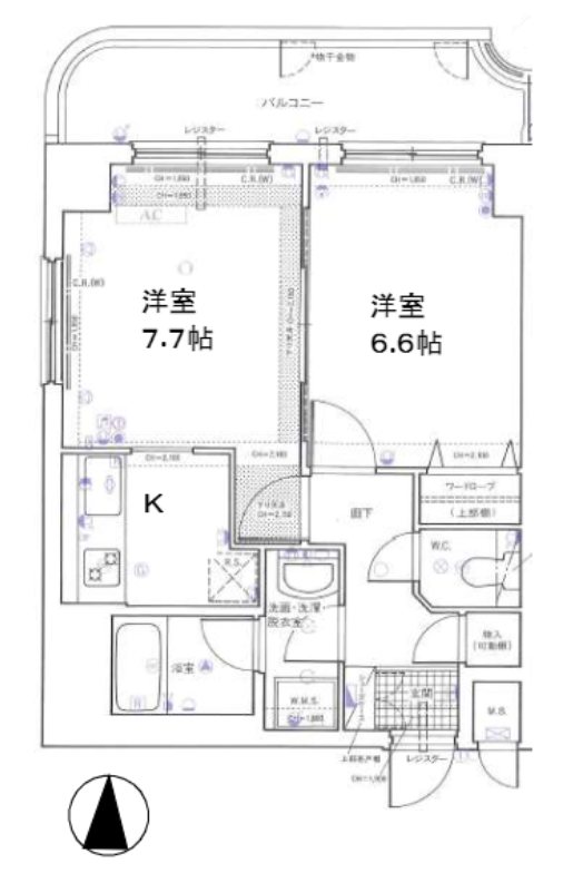 デ・リード西大路高辻 間取り