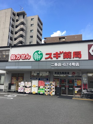 アパートメント二条城 ドラッグストア