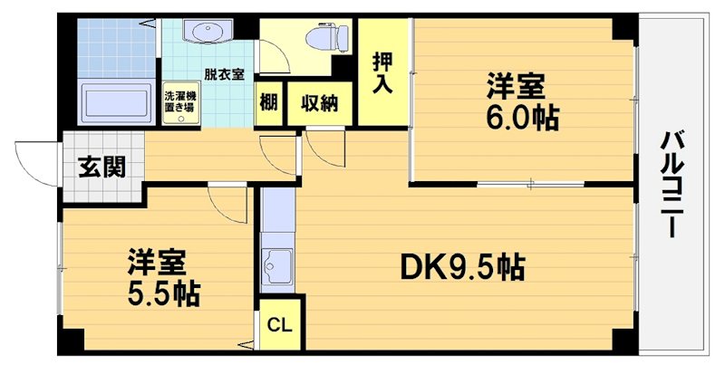 第2洛西ハイツ 間取り