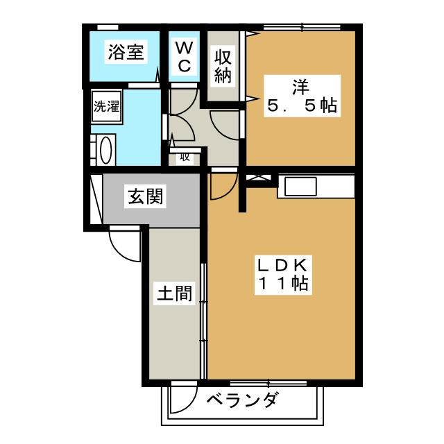 アリヴィオ清涼　A棟 間取り