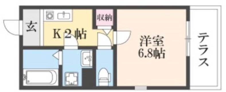 Ａｒｉａ西野大鳥井町 間取り