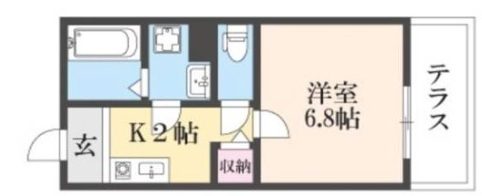 Ａｒｉａ西野大鳥井町 間取り