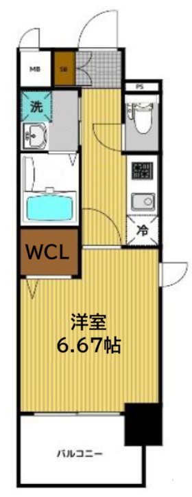 セオリー五条天神川 間取り