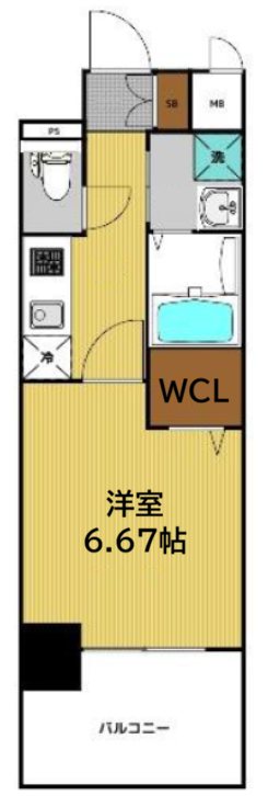 セオリー五条天神川 間取り
