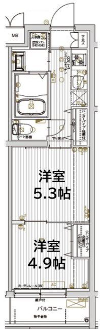 ARCOBALENO KYOTO NISHIKYOGOKU 間取り