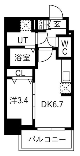 ファステート京都東寺フェイブ 間取り