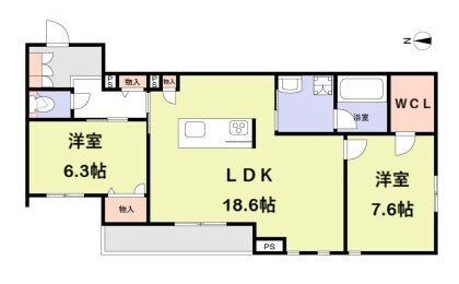 Ｍａｉｓｏｎ　ｄｅ　Ｇａｌｌｅｒｉｅ　Ｔａｋｉｉ 間取り