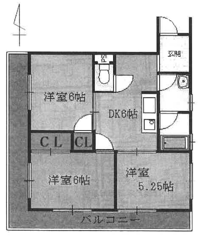 長田ハイツ 間取り