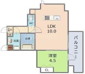 クローナコート烏丸御池 間取り