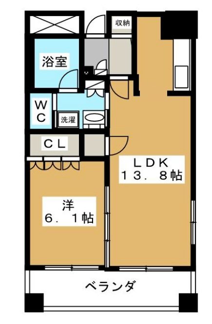 リーガル京都五条堀川 間取り