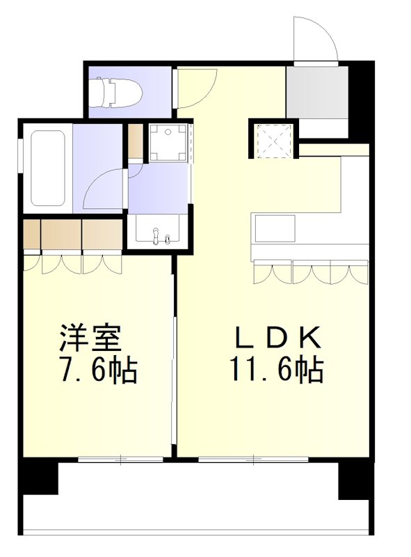 リーガル京都御所西Ⅴ 間取り