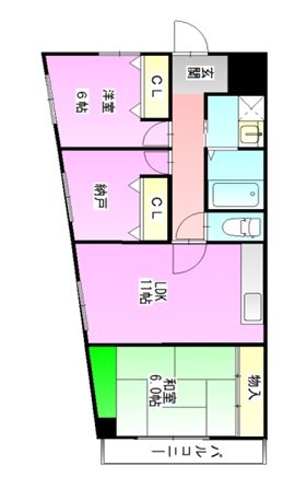 ビューテラス桂南 間取り