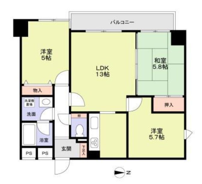 エクラ桂駅前 間取り