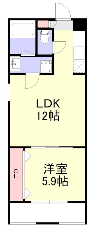 仮称　東池田町マンション 間取り