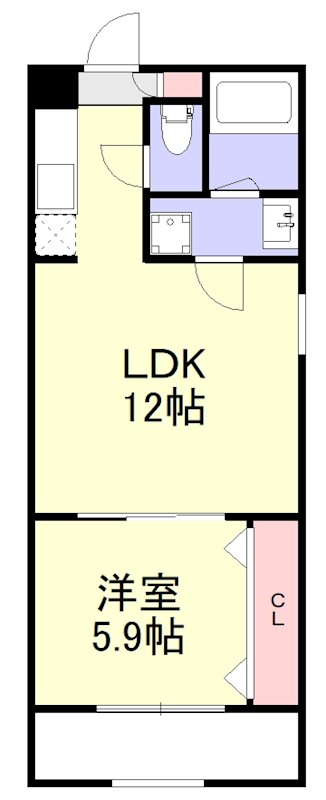 仮称　東池田町マンション 間取り