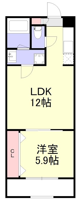 仮称　東池田町マンション 間取り
