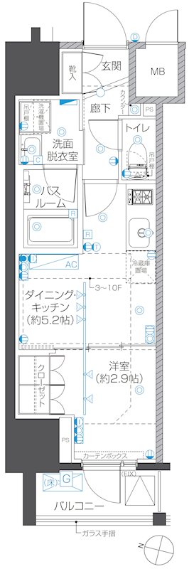 東京都文京区本郷２丁目 間取り