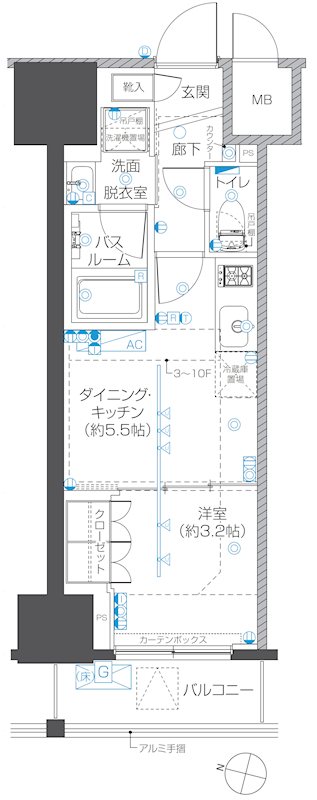 東京都文京区本郷２丁目 間取り