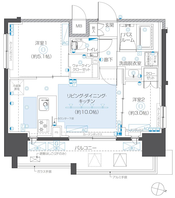 東京都文京区本郷２丁目 間取り