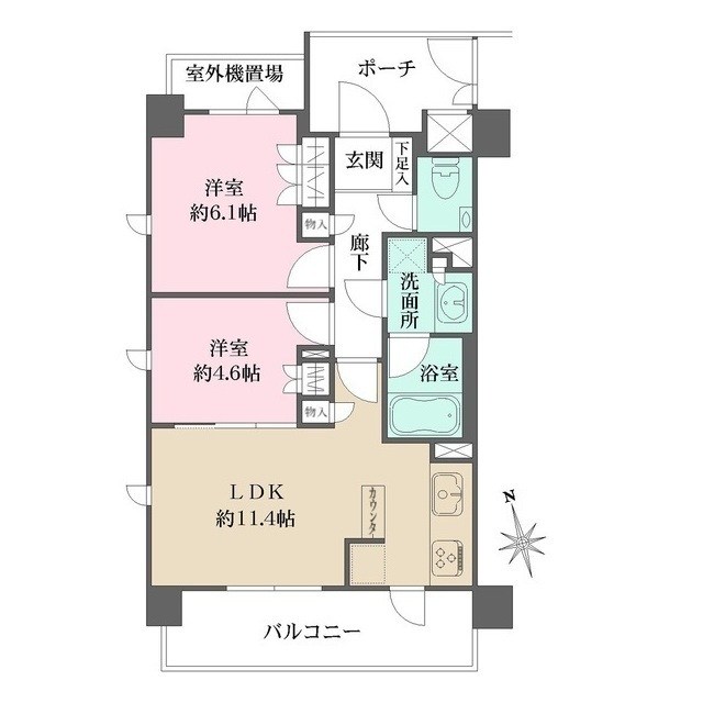 東京都文京区水道２丁目 間取り