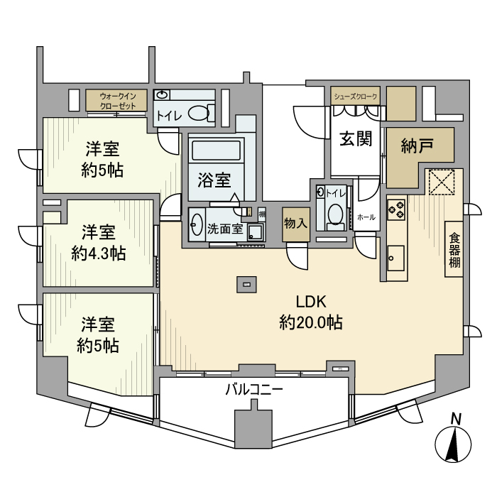東京都文京区本郷３丁目 間取り