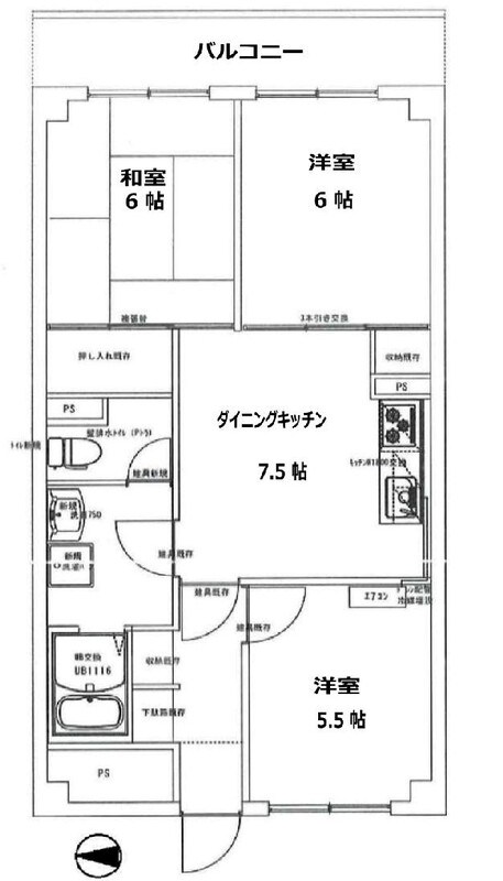 ゾンネンハイム北砂 間取り