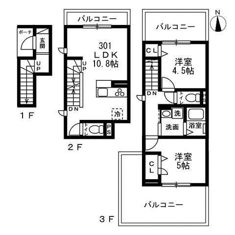 東京都文京区小日向２丁目 間取り