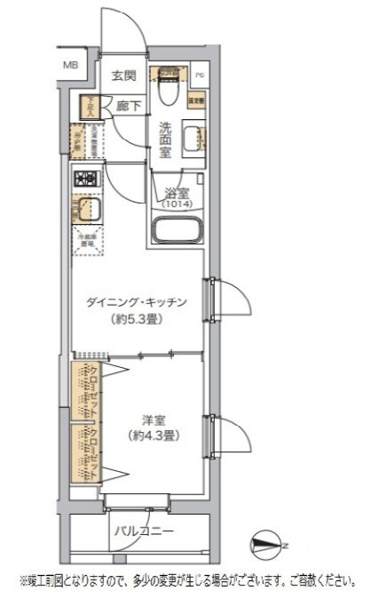 リビオメゾン湯島 間取り