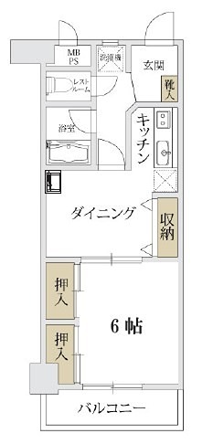 東京都文京区関口１丁目 間取り