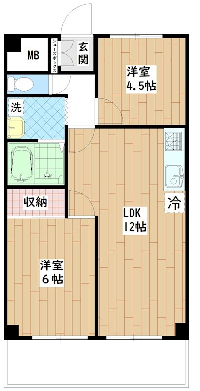 メゾンドプチラメールⅠ 間取り図