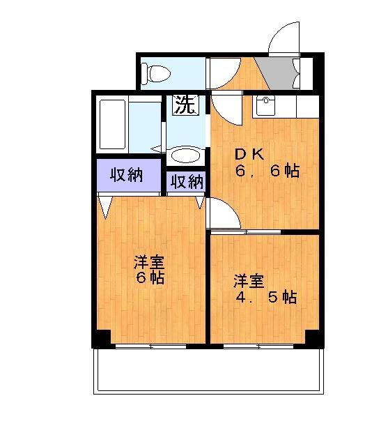 メゾンドプチラメールⅡ 702号室 間取り