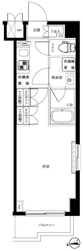 ルーブル蒲田十番館 間取り