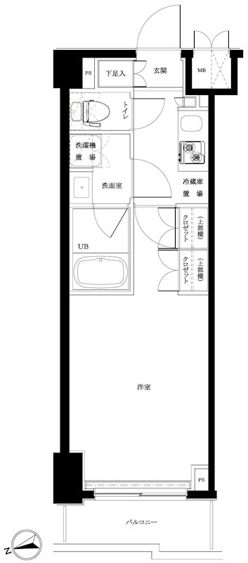 ルーブル蒲田十番館 間取り図