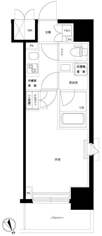 ルーブル中板橋弐番館 間取り図